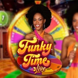 Funky Time slot icon by Evolution, available at Frumzi Casino