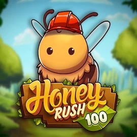 Honey Rush 100 slot logo by Play'n GO at Frumzi Casino