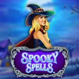 Spooky Spells casino game by Novomatic – featured logo at Frumzi Casino