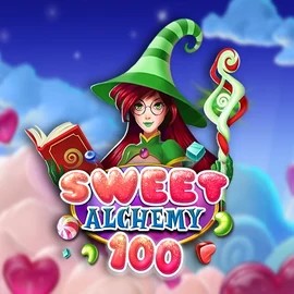 Official Slots logo: Sweet Alchemy 100 by Play'n GO at Frumzi Casino
