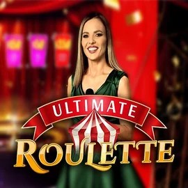Official Live Casino logo: Ultimate Roulette by Ezugi at Frumzi Casino